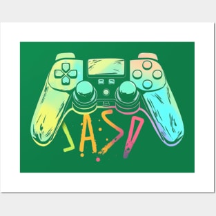 Сolor gamepad Posters and Art